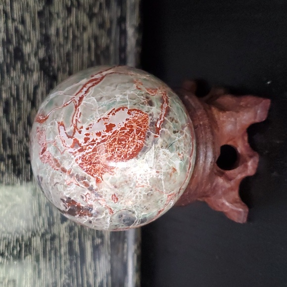 Brecciated Jasper Sphere 🤑 - Picture 5 of 5